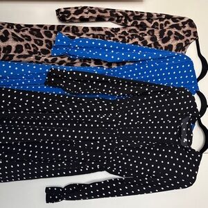 Leopard and Polka Dot Dresses